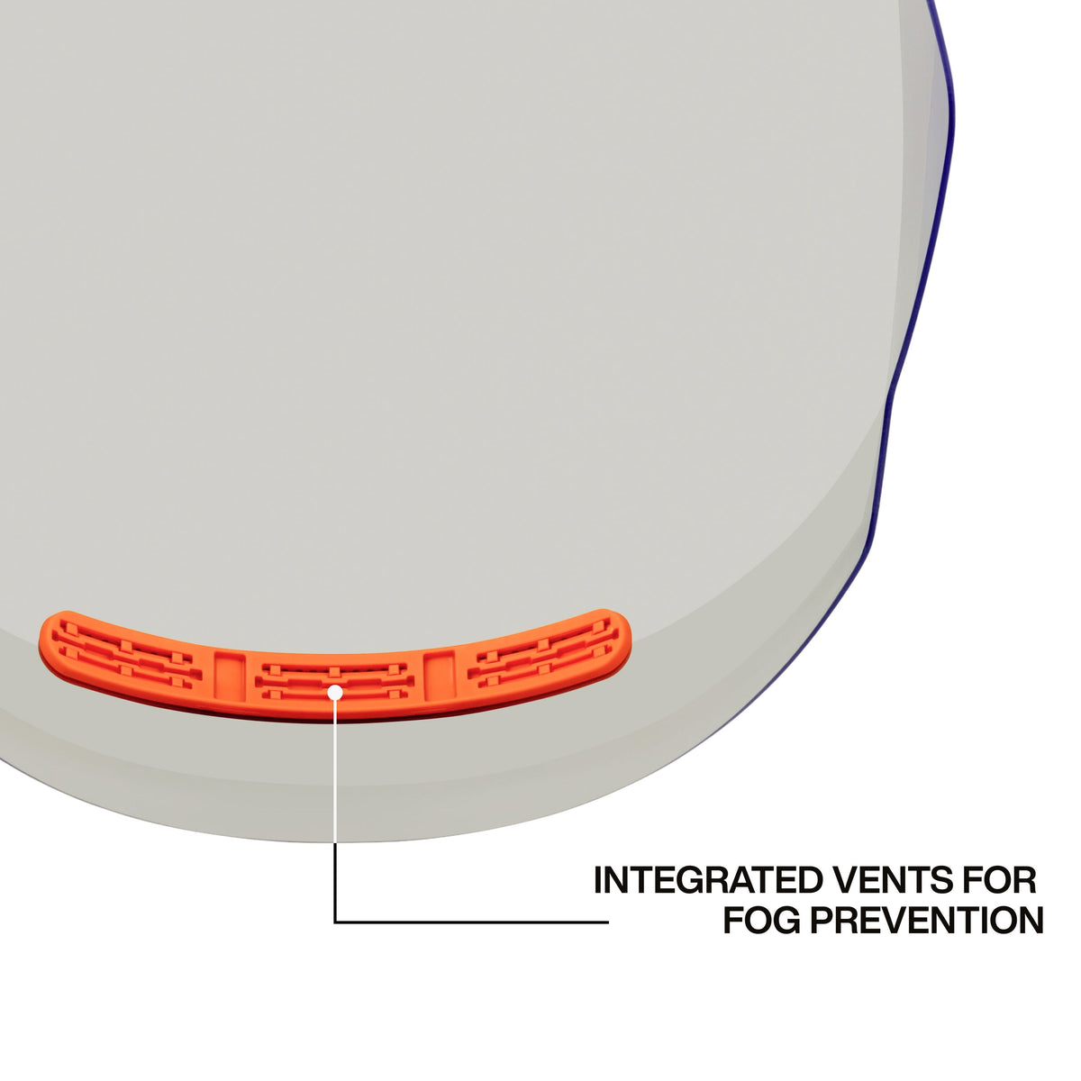 Klein 03601 arc flash face shield lens detail