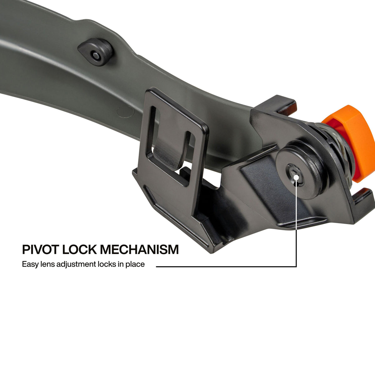 Klein 03601 arc flash face shield attachment detail