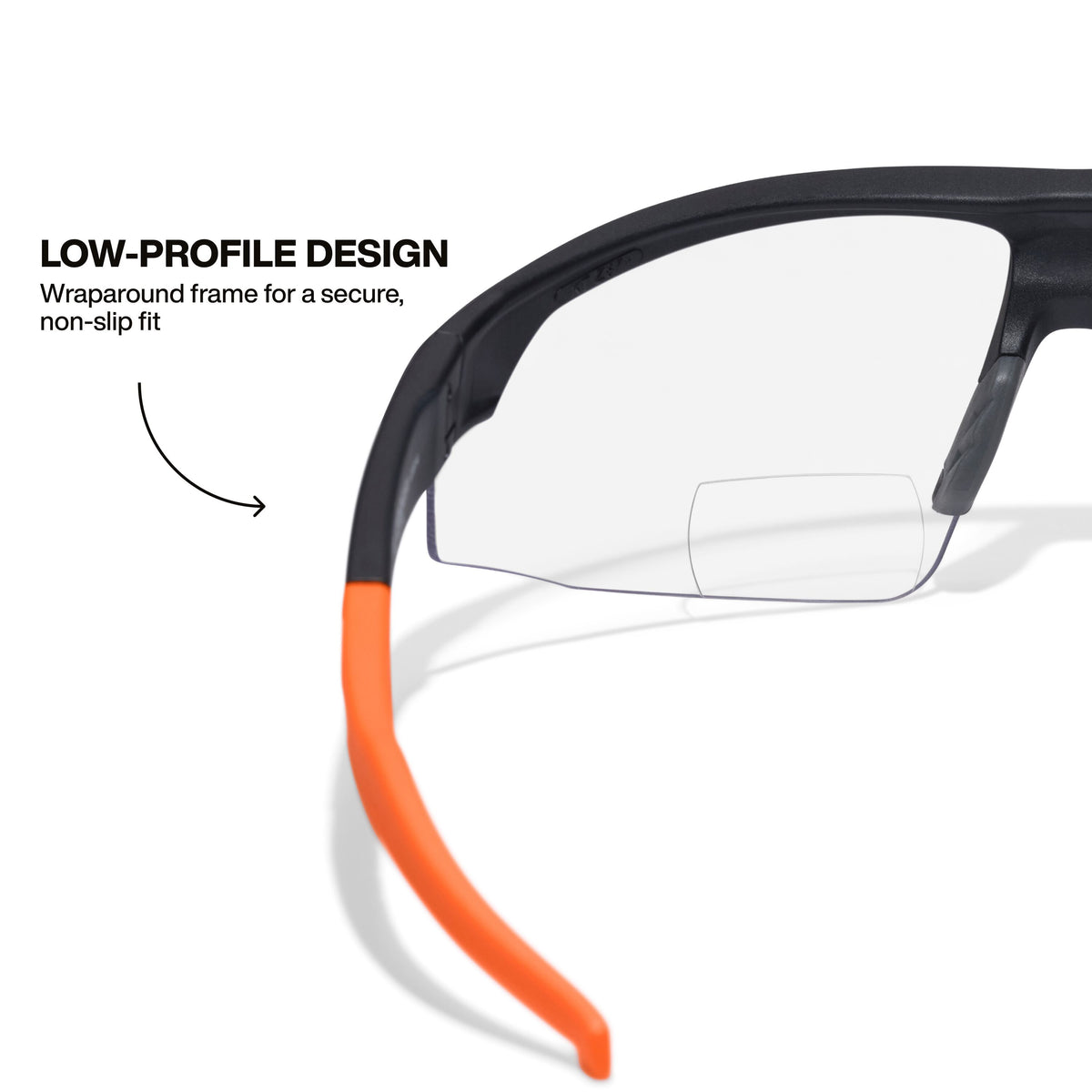 Klein 03614 bifocal safety glasses frame detail