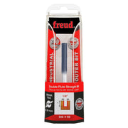 Freud 04-110 1/4-Inch Double Flute Straight Router Bit