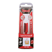 Freud 04-132 1/2-Inch Double Flute Straight Router Bit