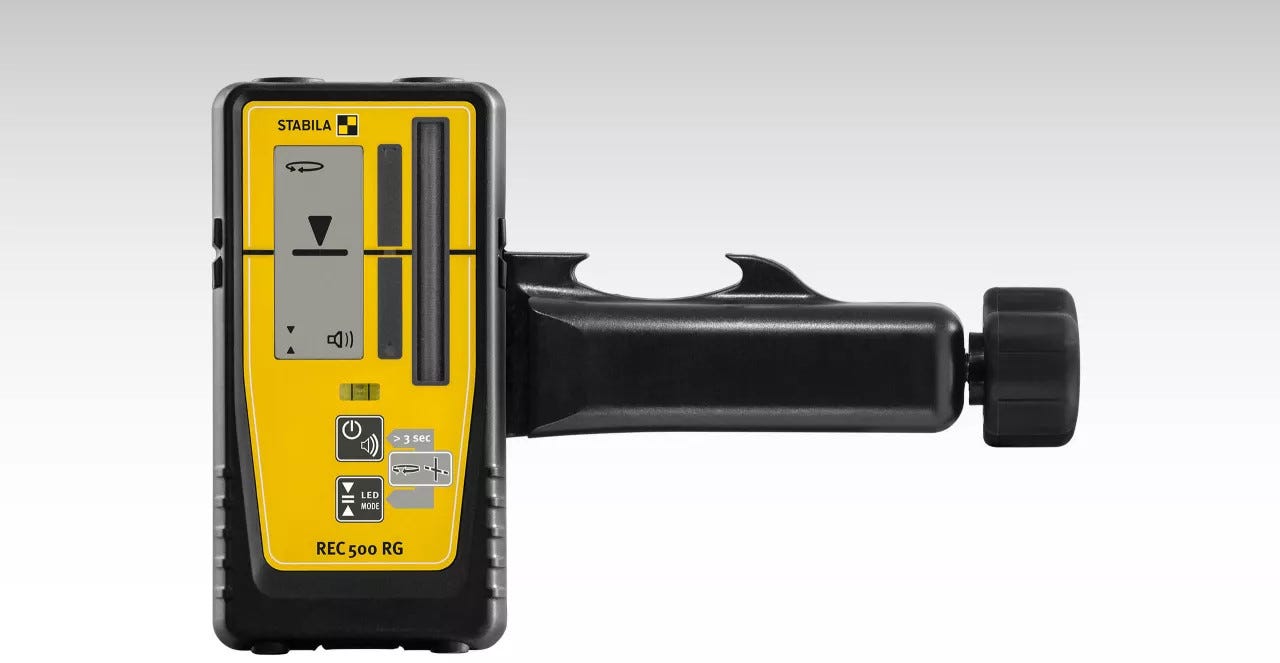 Stabila 07360 REC 500 RG Rotation and Line Receiver