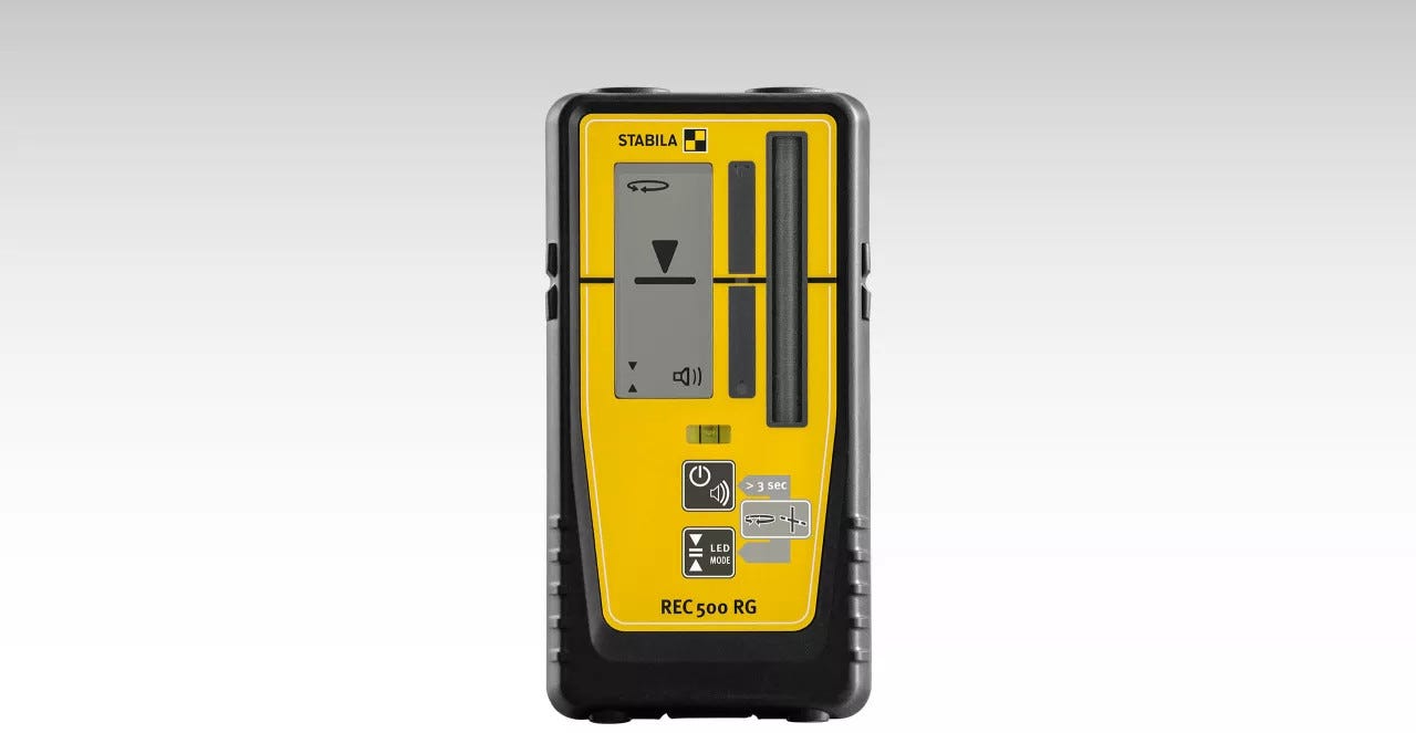 Stabila 07360 REC 500 RG Rotation and Line Receiver