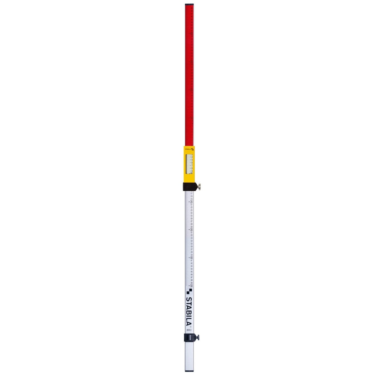 Stabila 07469 Hi-Lo Imperial/Metric Elevation Rod, 52 in. - 07 ft.