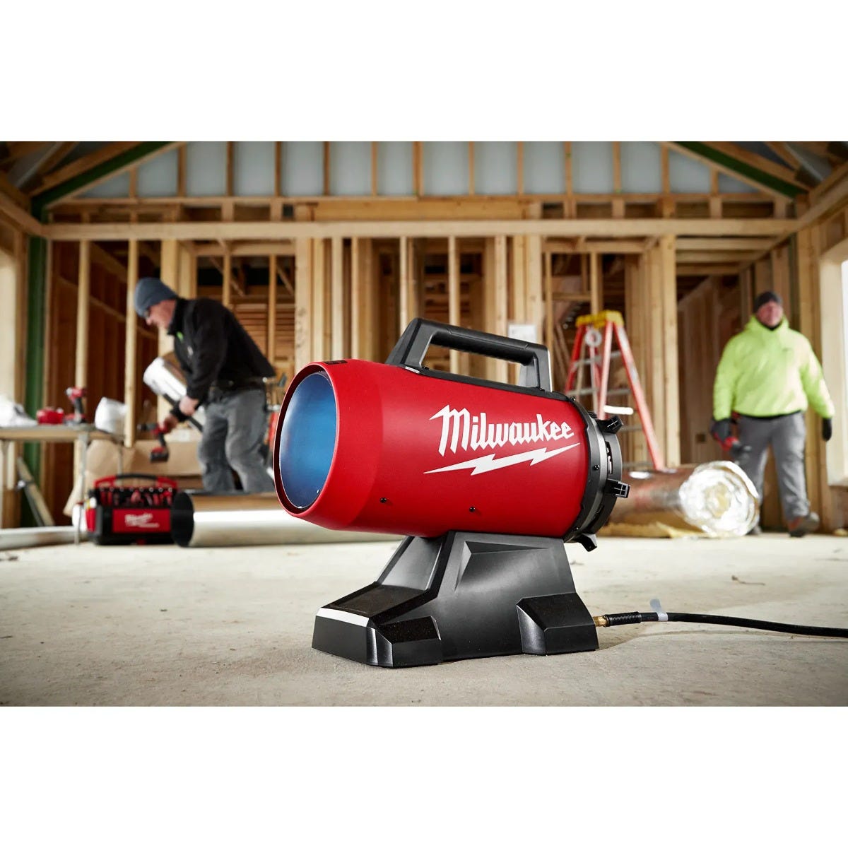 Milwaukee 0801-20 M18 70,000 BTU BTU Forced Air Propane Heater, Tool Only