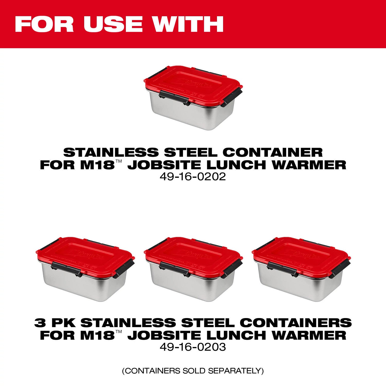 Milwaukee  M18 PACKOUT Jobsite Lunch Warmer, Tool Only (0811-20)