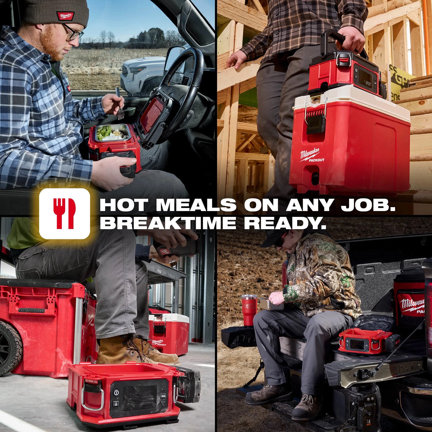 Milwaukee  M18 PACKOUT Jobsite Lunch Warmer, Tool Only (0811-20)