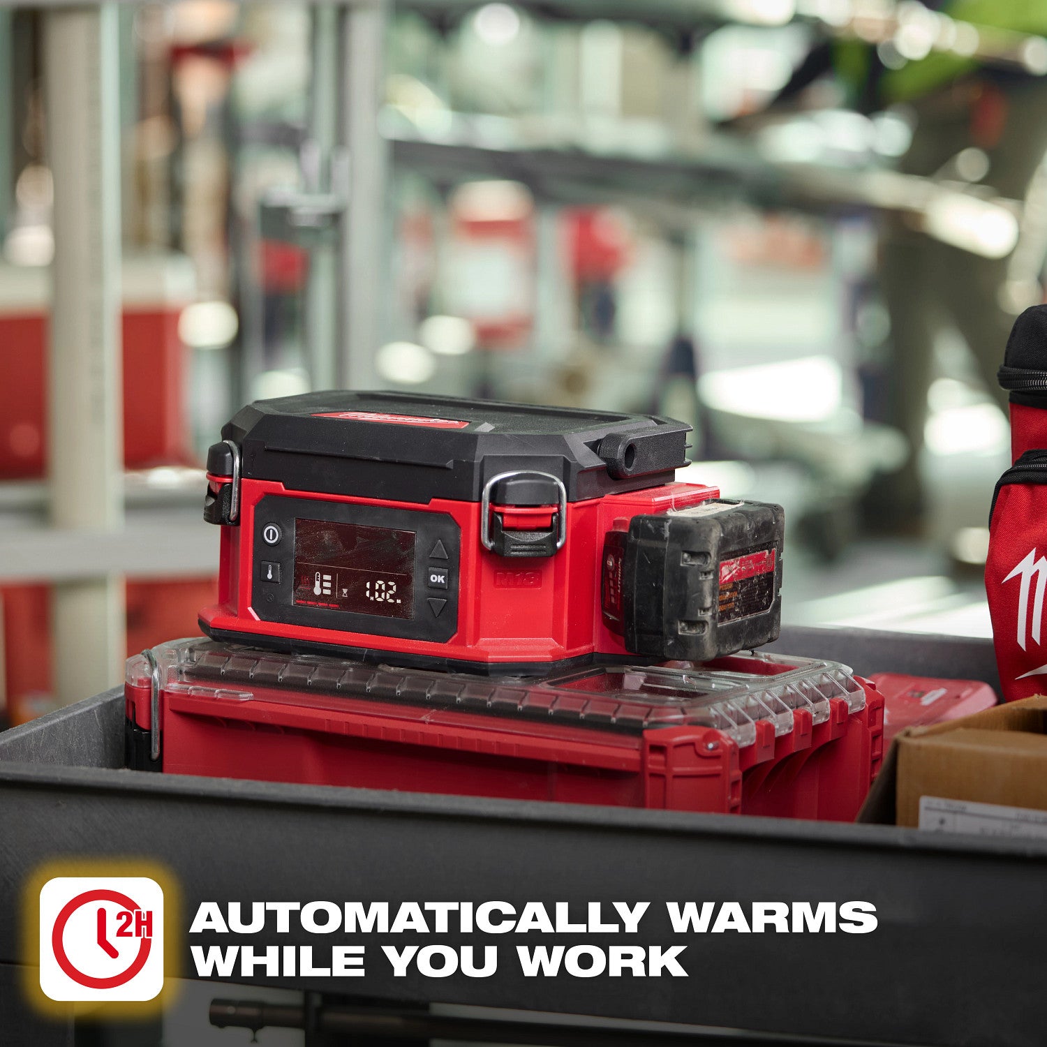 Milwaukee  M18 PACKOUT Jobsite Lunch Warmer, Tool Only (0811-20)