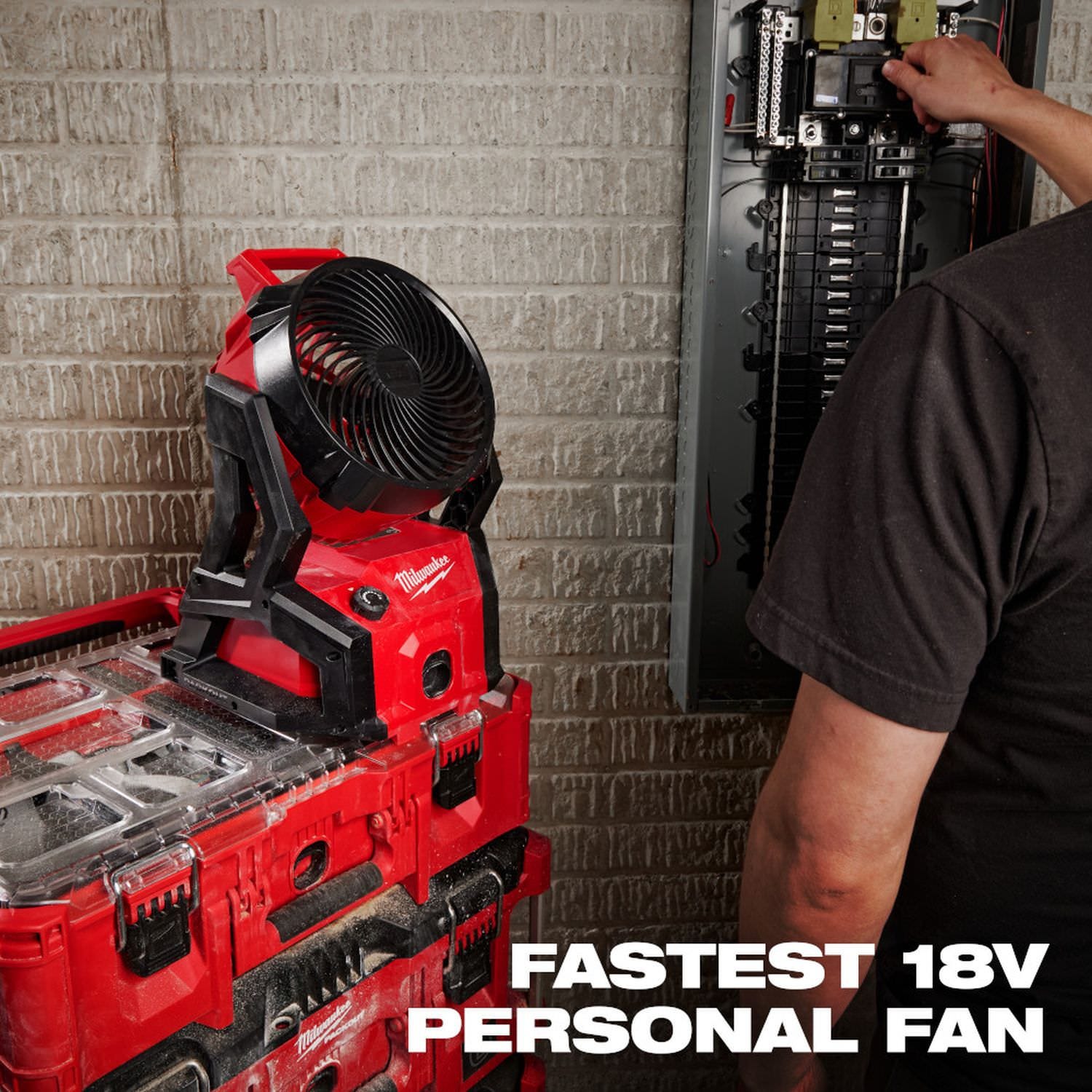 Milwaukee 0818-20 M18 Brushless PACKOUT Fan, Tool Only