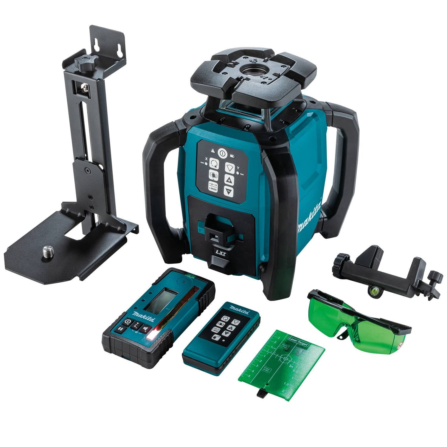 Makita SKR001Z 18V LXT Green Exterior Dual Slope 360-Degree Rotary Laser with Case, Tool Only