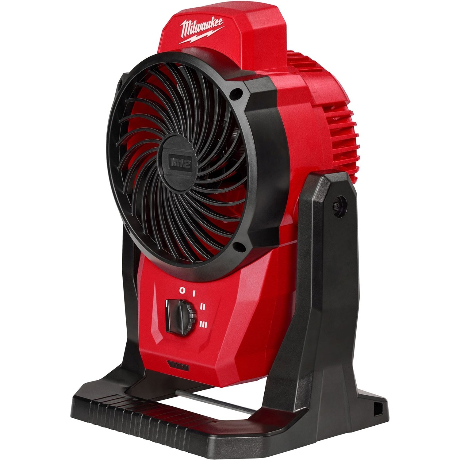 Milwaukee 0820-20 M12 Cordless 400-CFM Mounting Fan with Charger and 2.0Ah Battery Starter Kit