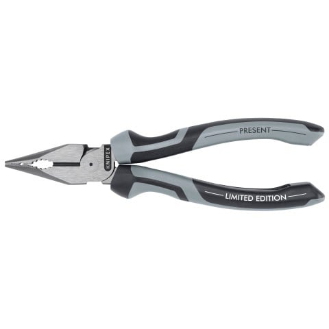 Knipex 08 22 185 S01 2026 Limited Edition 7-1/4-in. needle-nose combination pliers with special-color KNIPEXTEND comfort handles