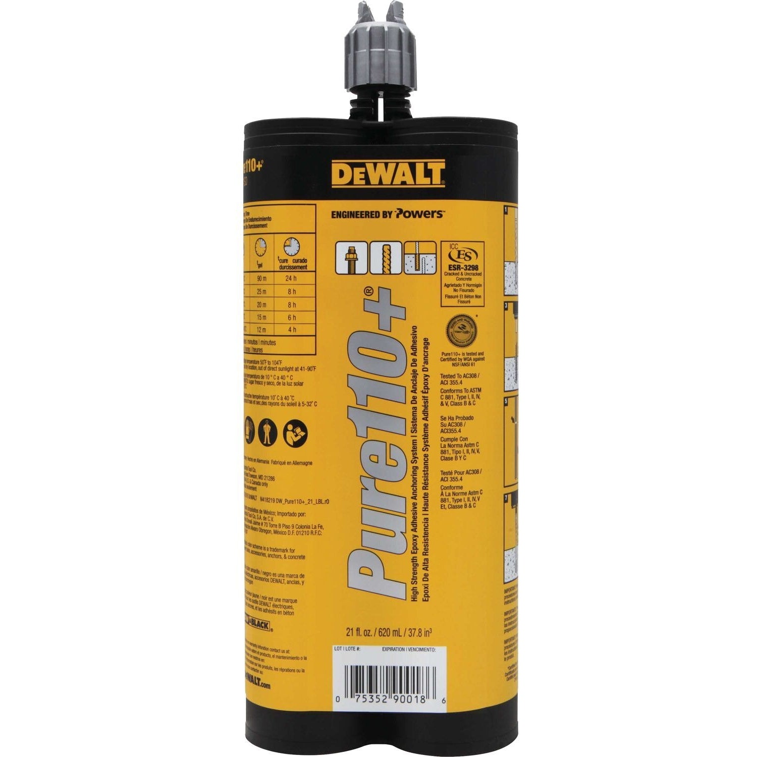 DeWalt 08321SD PURE110+ 20.5 Fl. Oz. Dual Cartridge (12-Pack)