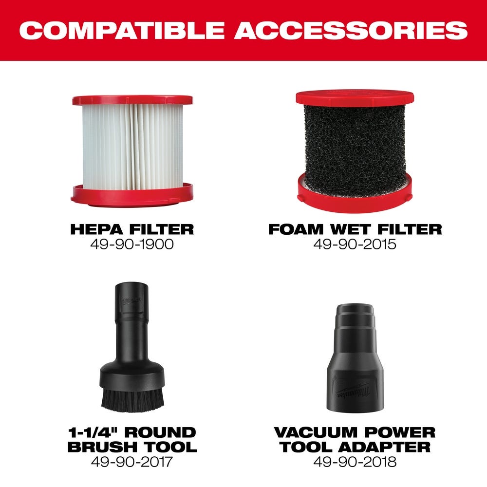 Milwaukee 0880-20 M18 Cordless Wet/Dry Vacuum
