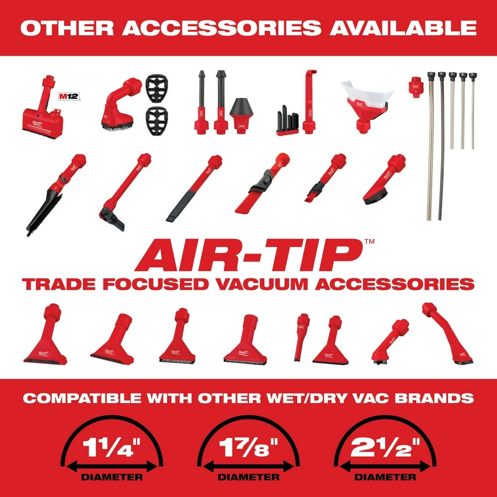 Milwaukee 0880-20 M18 Cordless Wet/Dry Vacuum