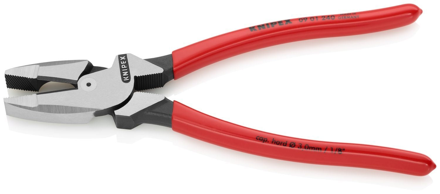 Knipex 09 01 240 High Leverage Lineman's Pliers New England Head