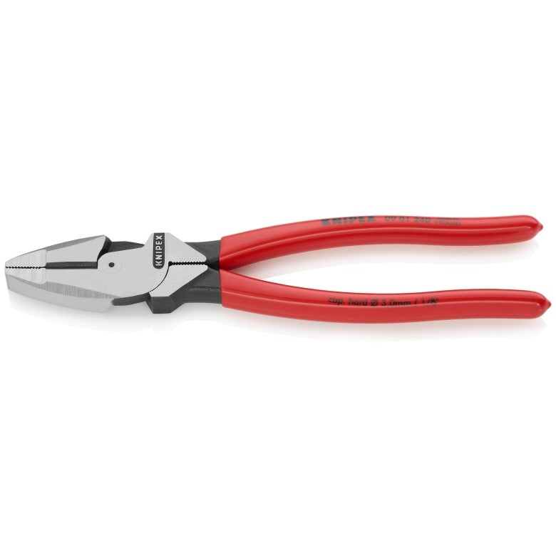 Knipex 09 01 240 SBA 9 1/2" High Leverage Lineman's Pliers New England Head