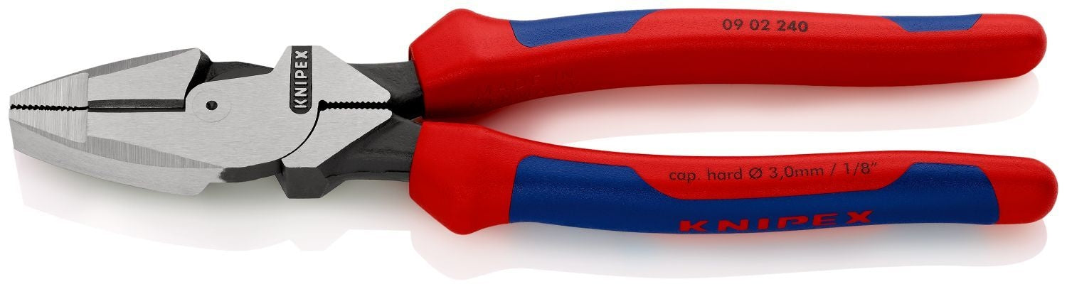 Knipex 09 02 240 High Leverage Lineman's Pliers New England Head