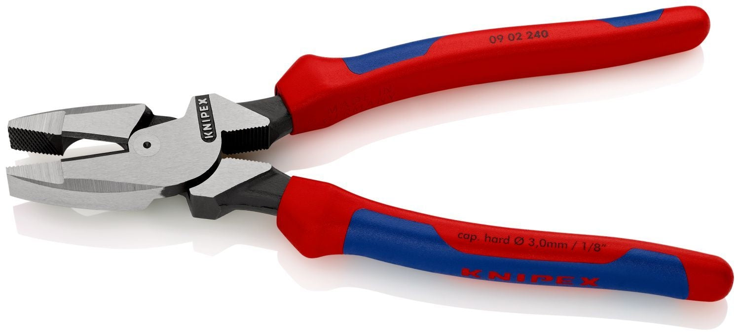 Knipex 09 02 240 High Leverage Lineman's Pliers New England Head