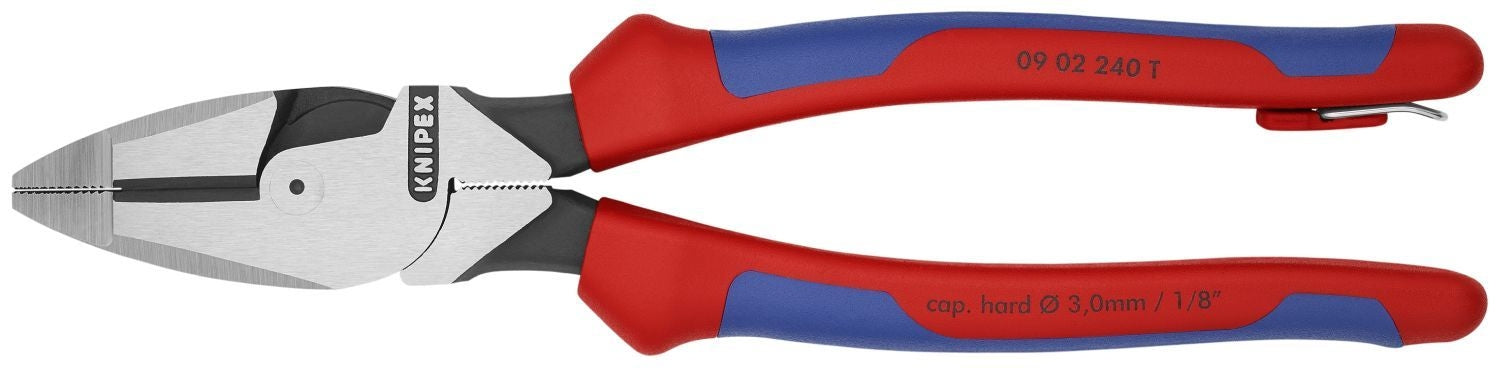 Knipex 09 02 240 High Leverage Lineman's Pliers New England Head