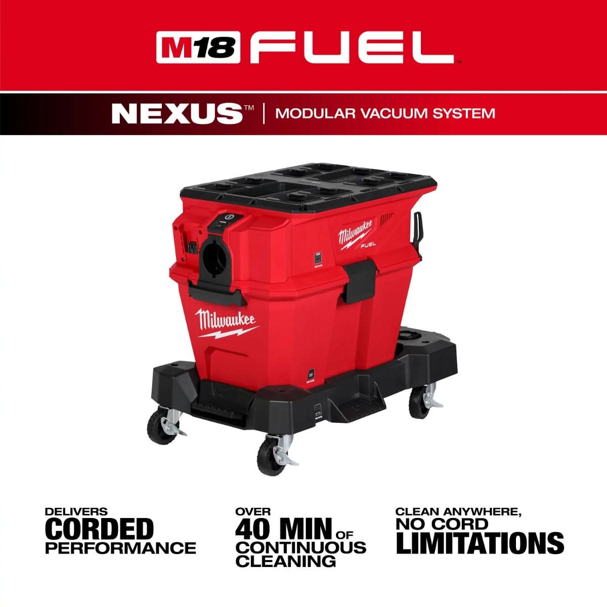 Milwaukee 0914-20 M18 FUEL NEXUS 6 Gallon Wet/Dry Vacuum w