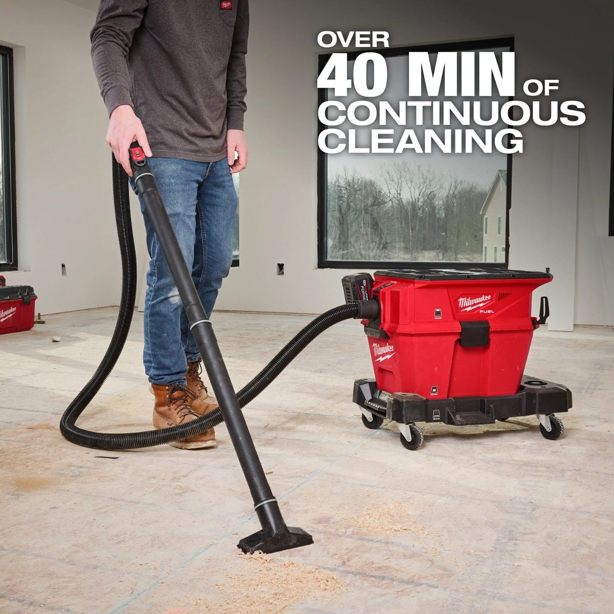 Milwaukee 0914-20 M18 FUEL NEXUS 6 Gallon Wet/Dry Vacuum w/ PACKOUT Compatibility & VACLINK