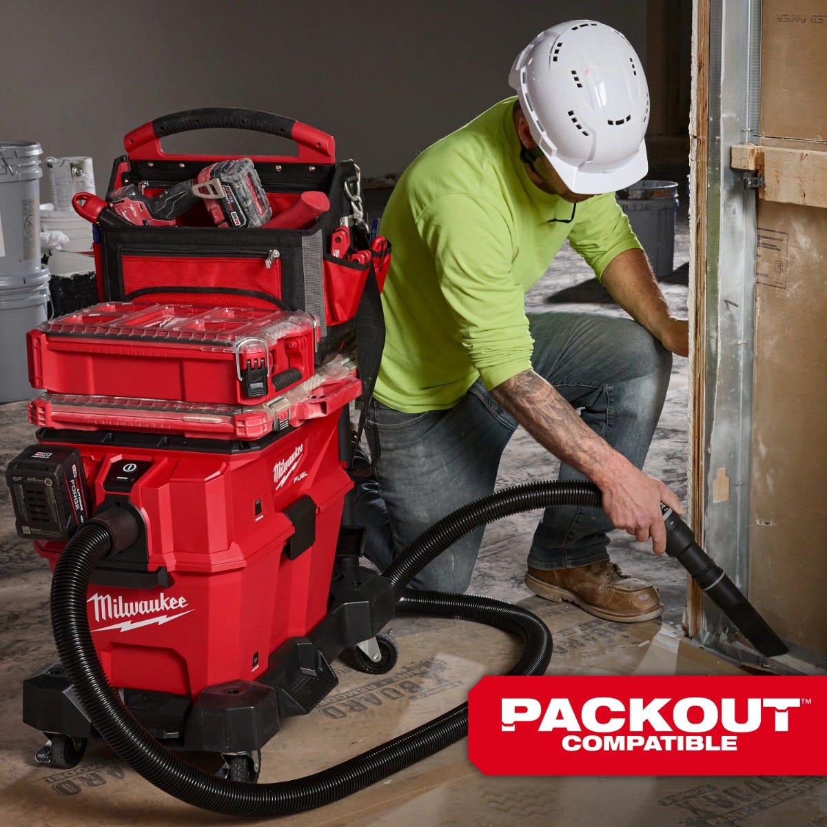 Milwaukee 0915-20 M18 FUEL NEXUS 6 Gallon Wet/Dry Vacuum w/ PACKOUT Compatibility