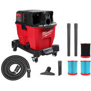 Milwaukee 0920-20 M18 FUEL 9 Gallon Dual-Battery Wet/Dry Vacuum with High Efficiency Filter and Foam Wet Filter