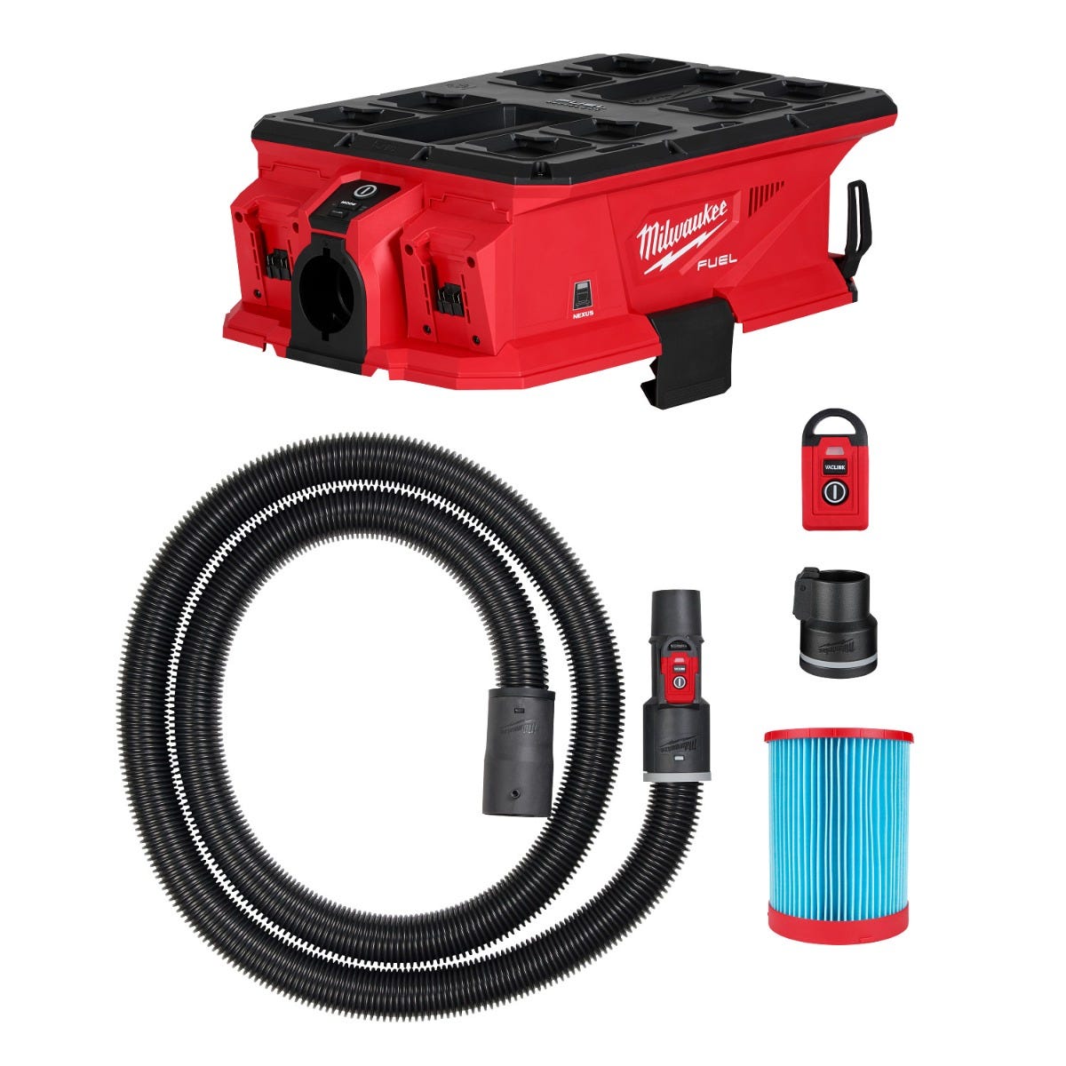 Milwaukee 0926-20 M18 FUEL NEXUS Dual Battery Wet/Dry Vacuum Motor Head w/ PACKOUT Compatibility & VACLINK