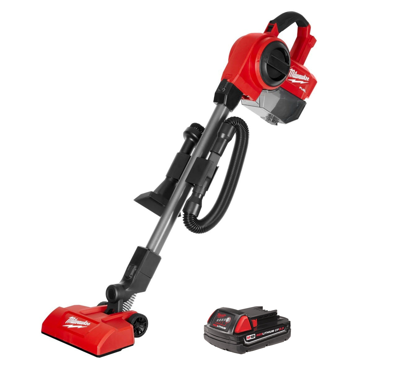 Milwaukee 0940-20-48-11-1820 M18 FUEL Compact Vacuum with 2.0Ah Compact Battery Pack