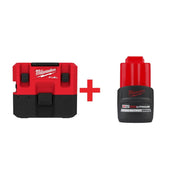 Milwaukee M12 FUEL 1.6 Gallon Wet/Dry Vacuum with 2.5Ah Battery Pack
