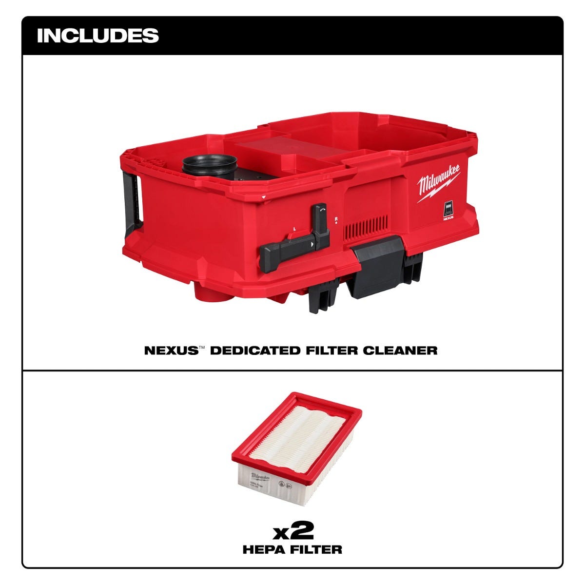 Milwaukee 0991-20 NEXUS PACKOUT Dedicated Filter Cleaner