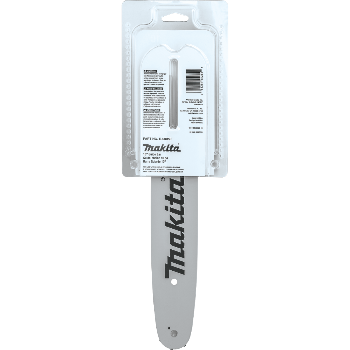 Makita E-00050 10" Guide Bar, 3/8" LP, .050"