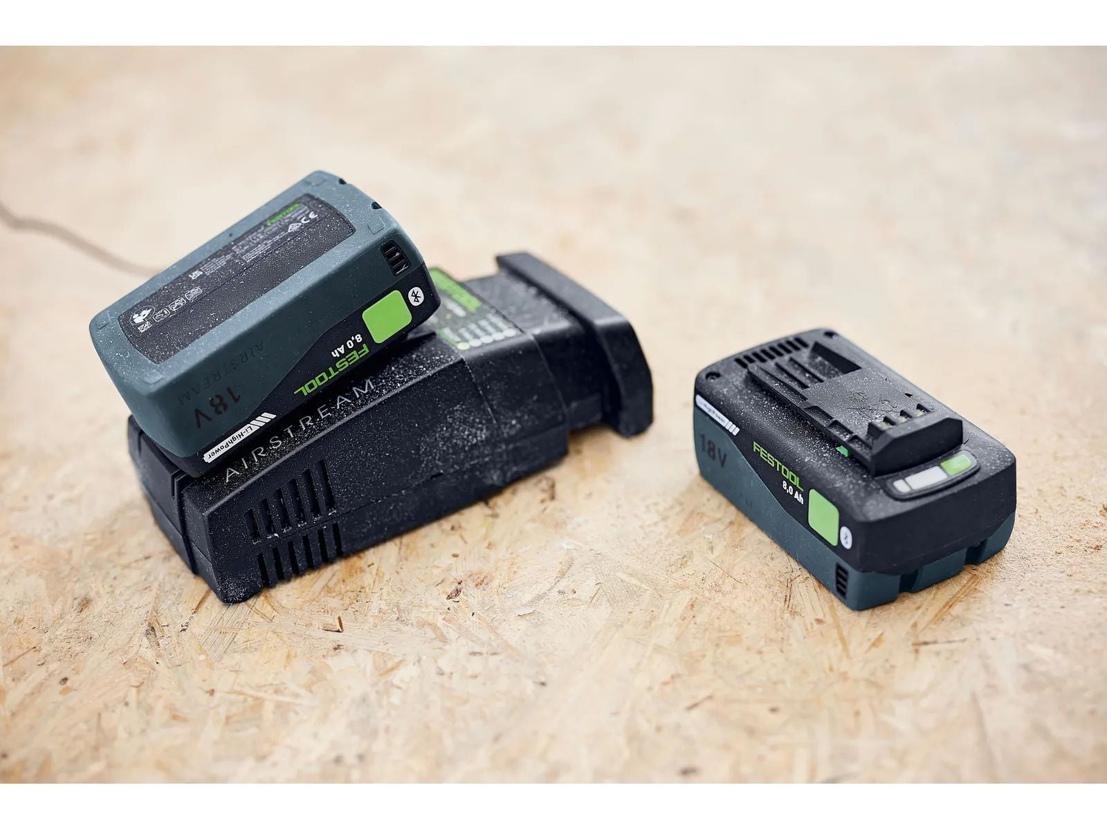 Festool 577328 SYS 18V Dual 8.0Ah and Dual SCA16 Fast Charger Energy Set