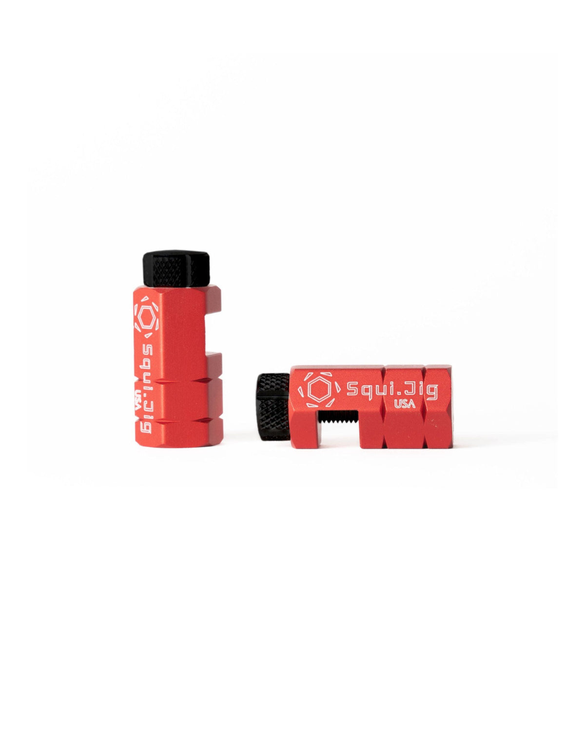 SquiJig 1.5-in. Tall Framing Jigs, Red, 2-Pack on a white background