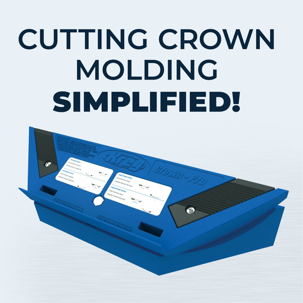 Kreg Crown-Pro 5-1/2-in. Crown Molding Cutting Jig with Angle Finder (KMA2800)