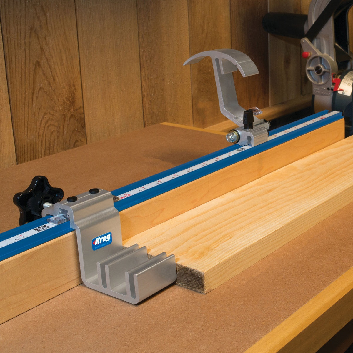 Kreg Precision Trak & Stop Kit 8-ft. Miter Saw Cutting System (KMS8000)