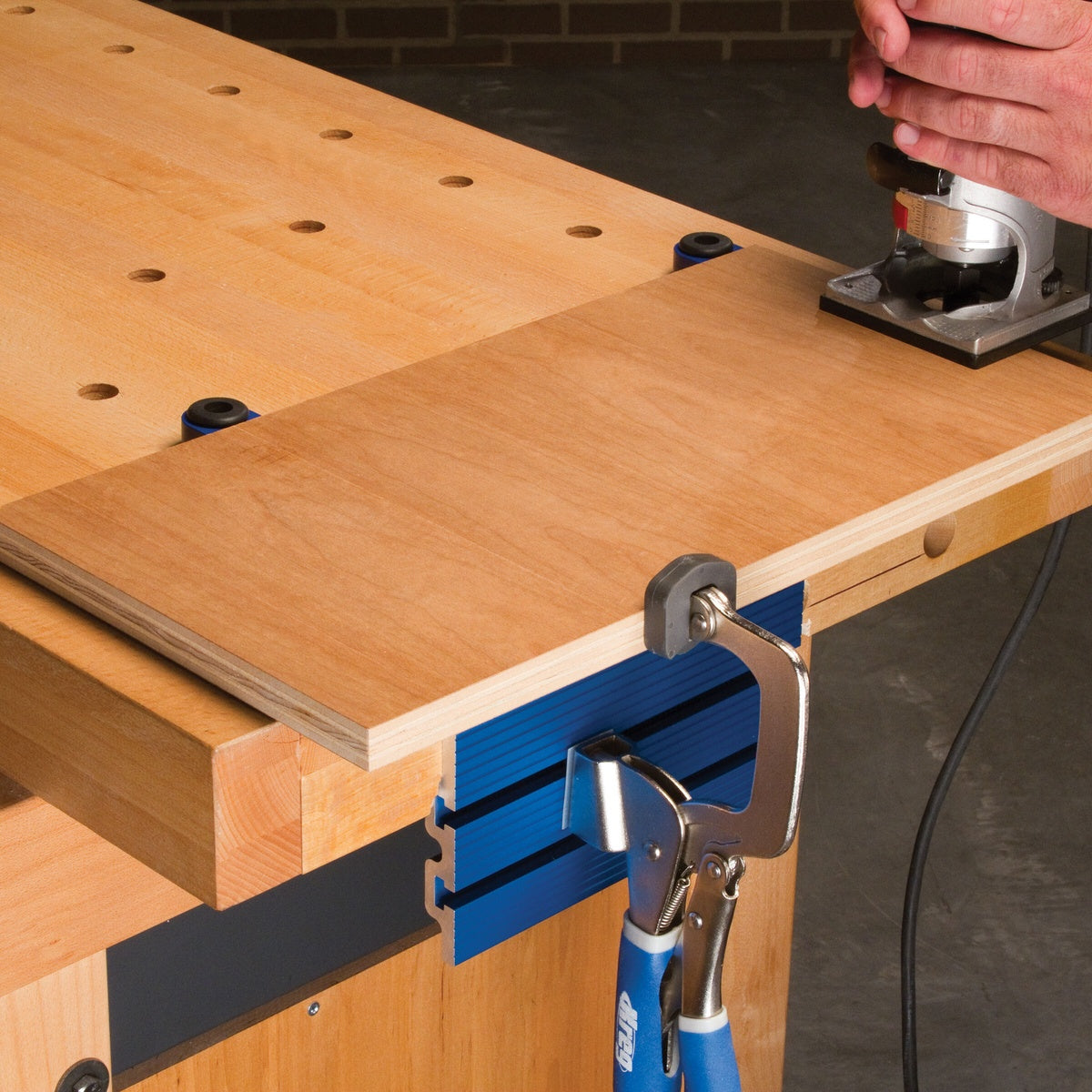 Kreg Tool 3/4-in. Bench Dogs 4-Piece Clamp Accessory Set for Workbenches (KKS1070)