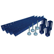 Kreg KBS1000 Standard-Height Leg Set bench leg components with adjustable feet and mounting brackets for custom workbench building in a home or professional shop