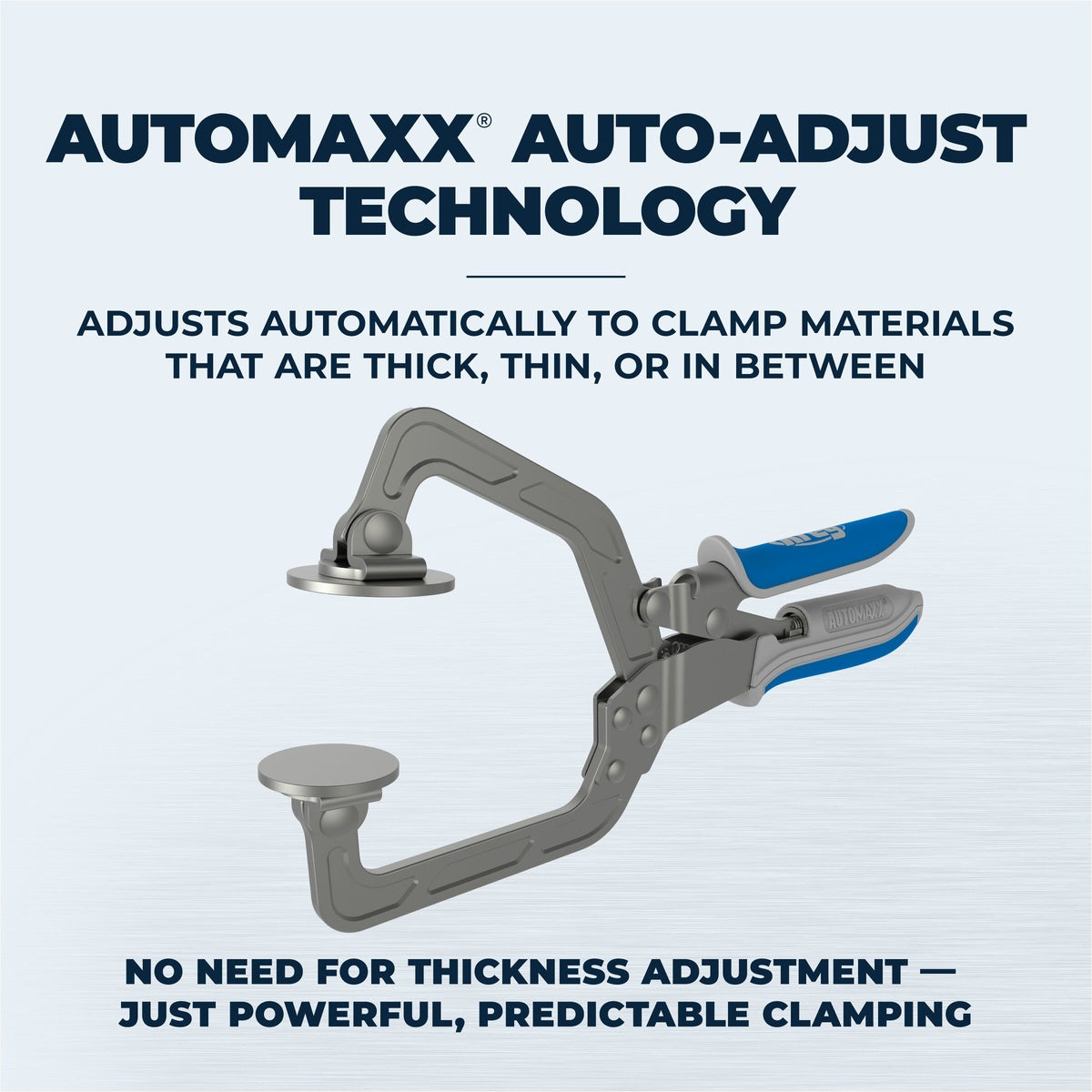Kreg Wood Project Clamp 3-in. Auto-Adjust Hand Clamp for Pocket-Hole Joinery (KHC3)