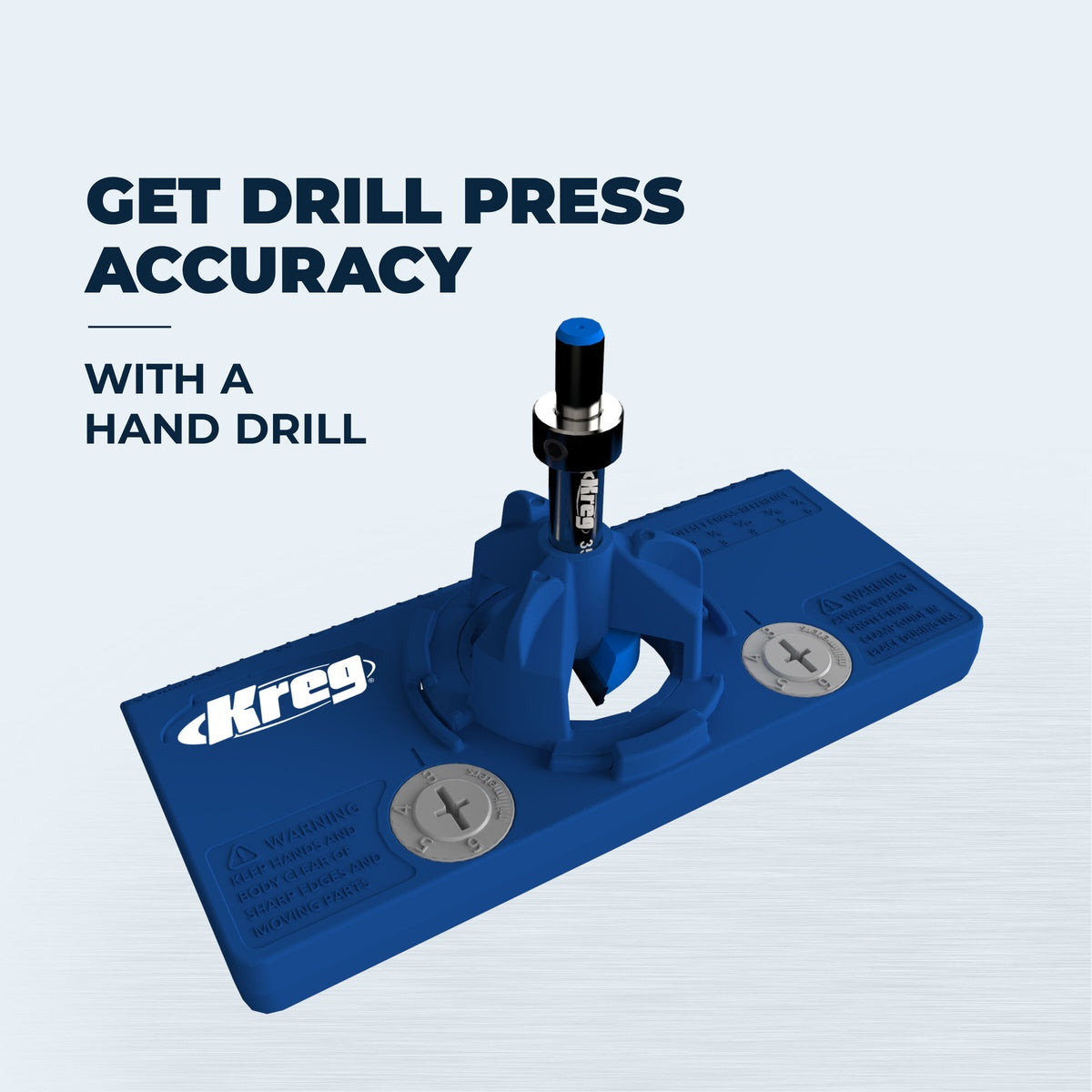 Kreg Concealed Hinge Jig with 35 mm Carbide-Tipped Bit for Cabinet Door Installation (KHI-HINGE)