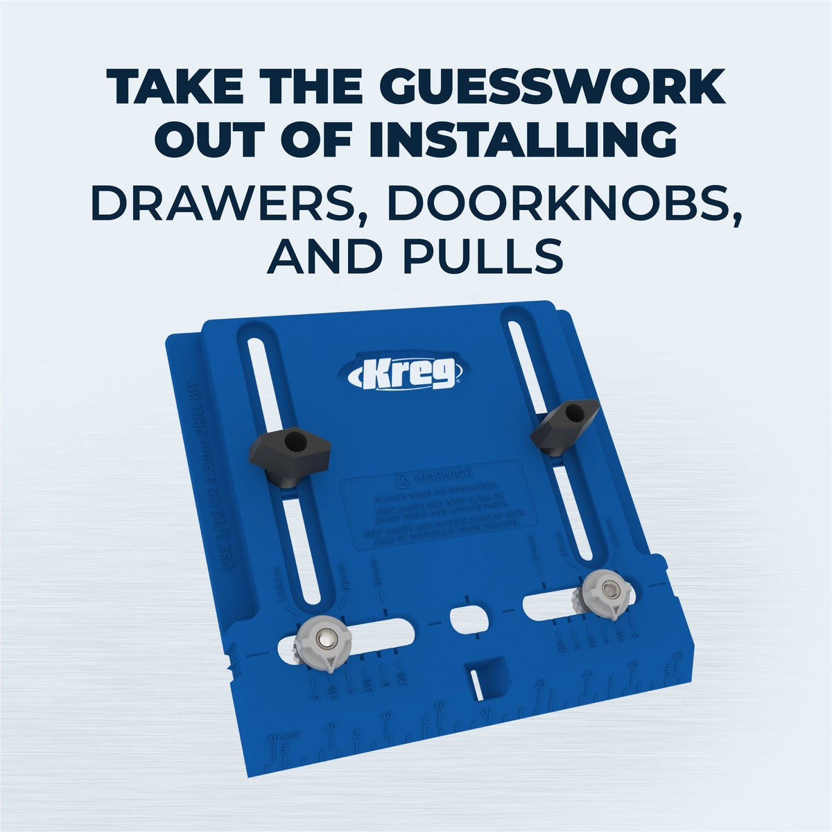 Kreg Tool Cabinet Hardware Jig for Knob and Pull Installation (KHI-PULL)