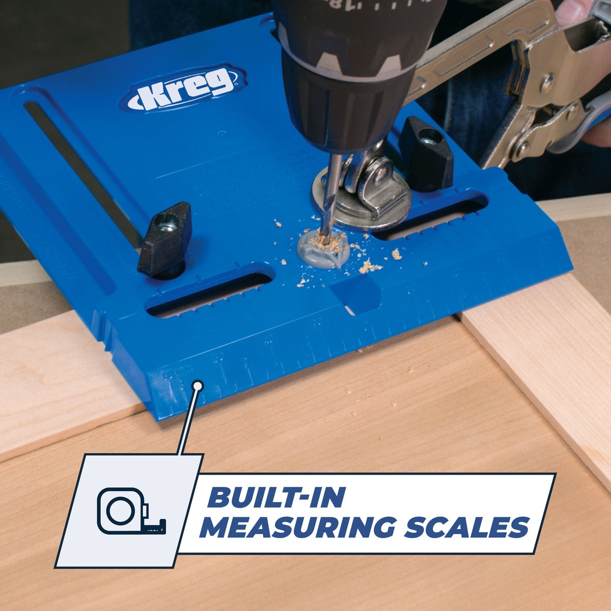 Kreg Tool Cabinet Hardware Jig for Knob and Pull Installation (KHI-PULL)