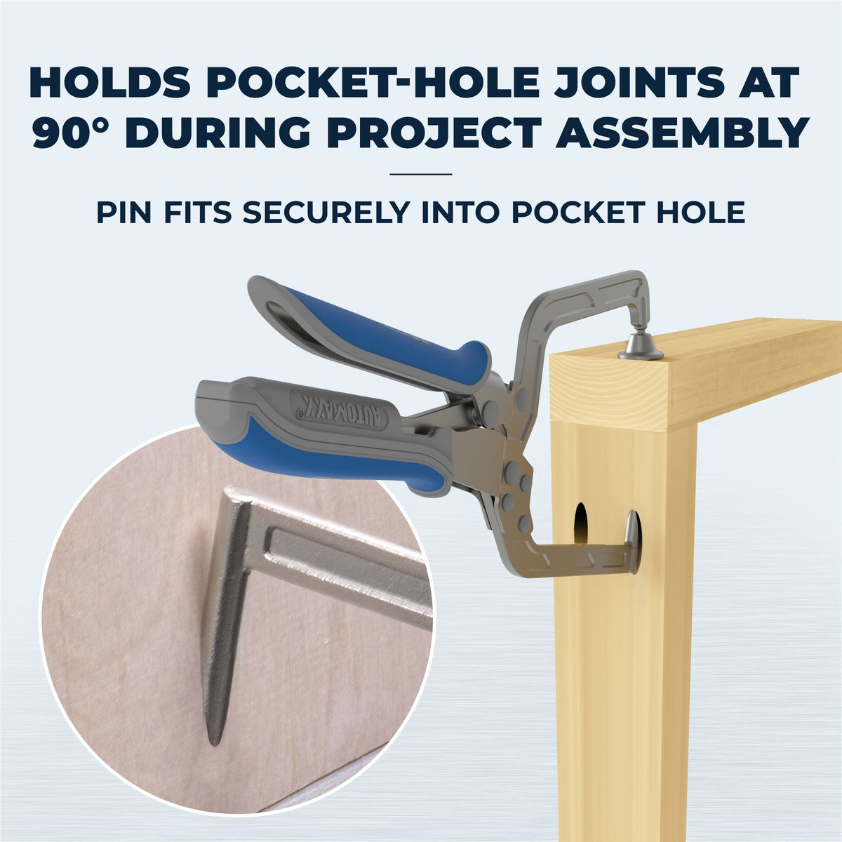 Kreg Automaxx 5-in. Right Angle Clamp for Pocket-Hole Joints (KHCRA)