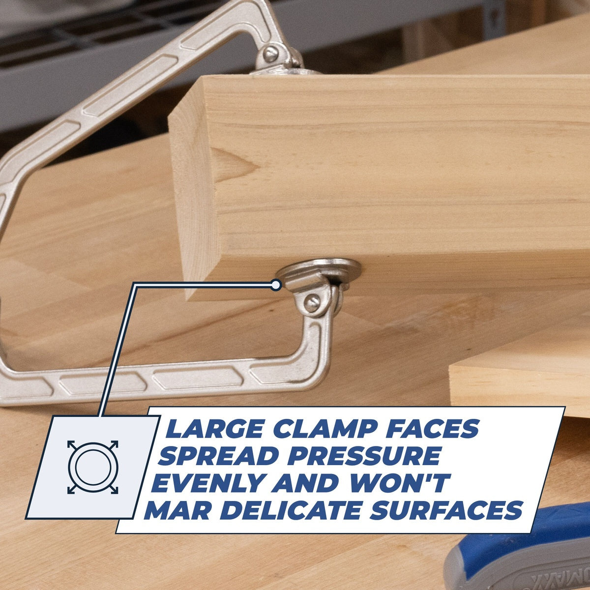 Kreg 6-in. Wood Project Clamp with Auto-Adjust Technology (KHC6)