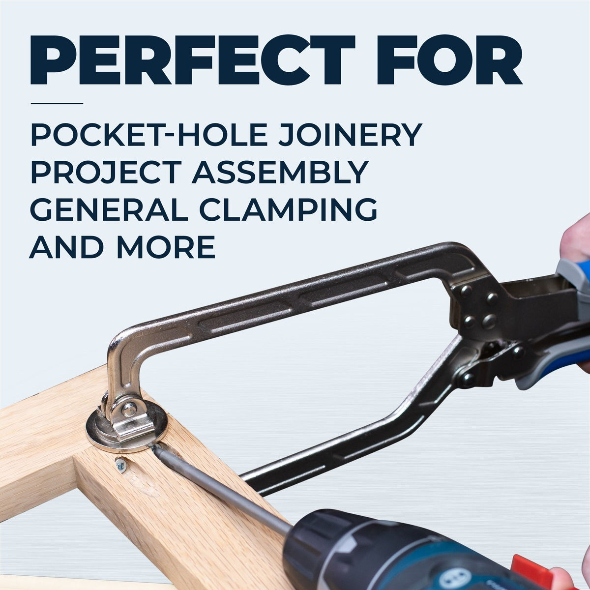 Kreg 6-in. Wood Project Clamp with Auto-Adjust Technology (KHC6)