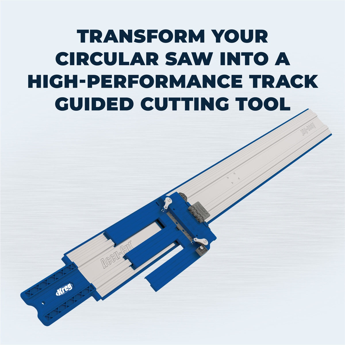 Kreg Accu-Cut 50-in. Circular Saw Guide Track System for Straight Cuts (KMA2700)