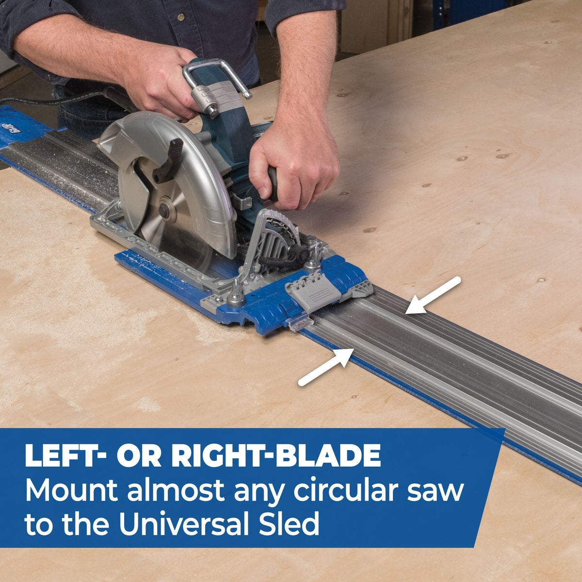 Kreg Accu-Cut 50-in. Circular Saw Guide Track System for Straight Cuts (KMA2700)