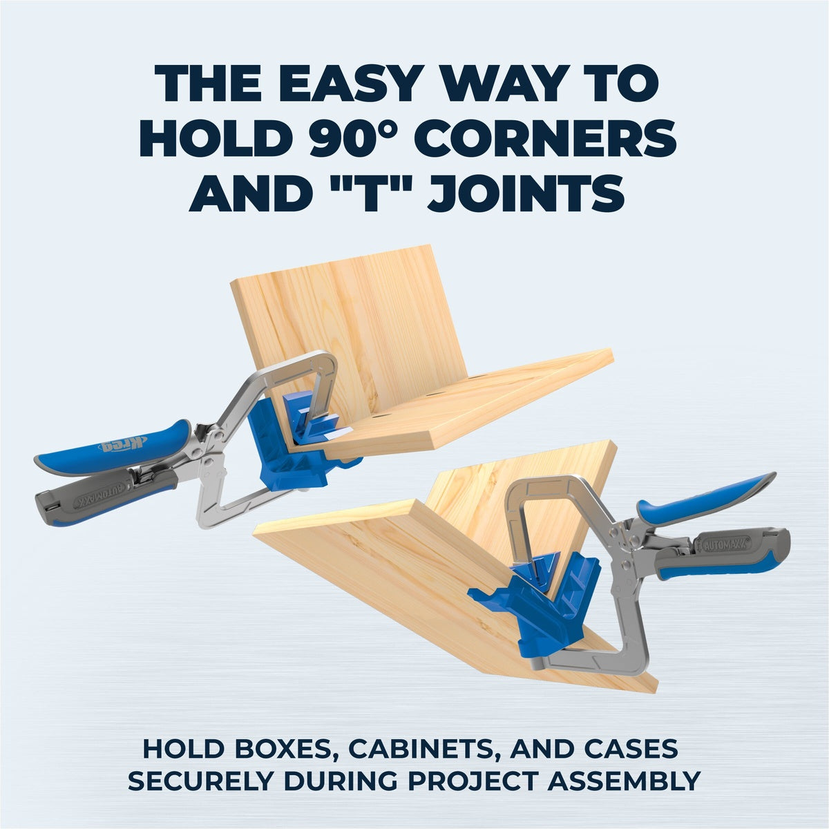Kreg 90° Corner Clamp with Automaxx Auto-Adjust for 90° Corners and T-Joints (KHCCC)