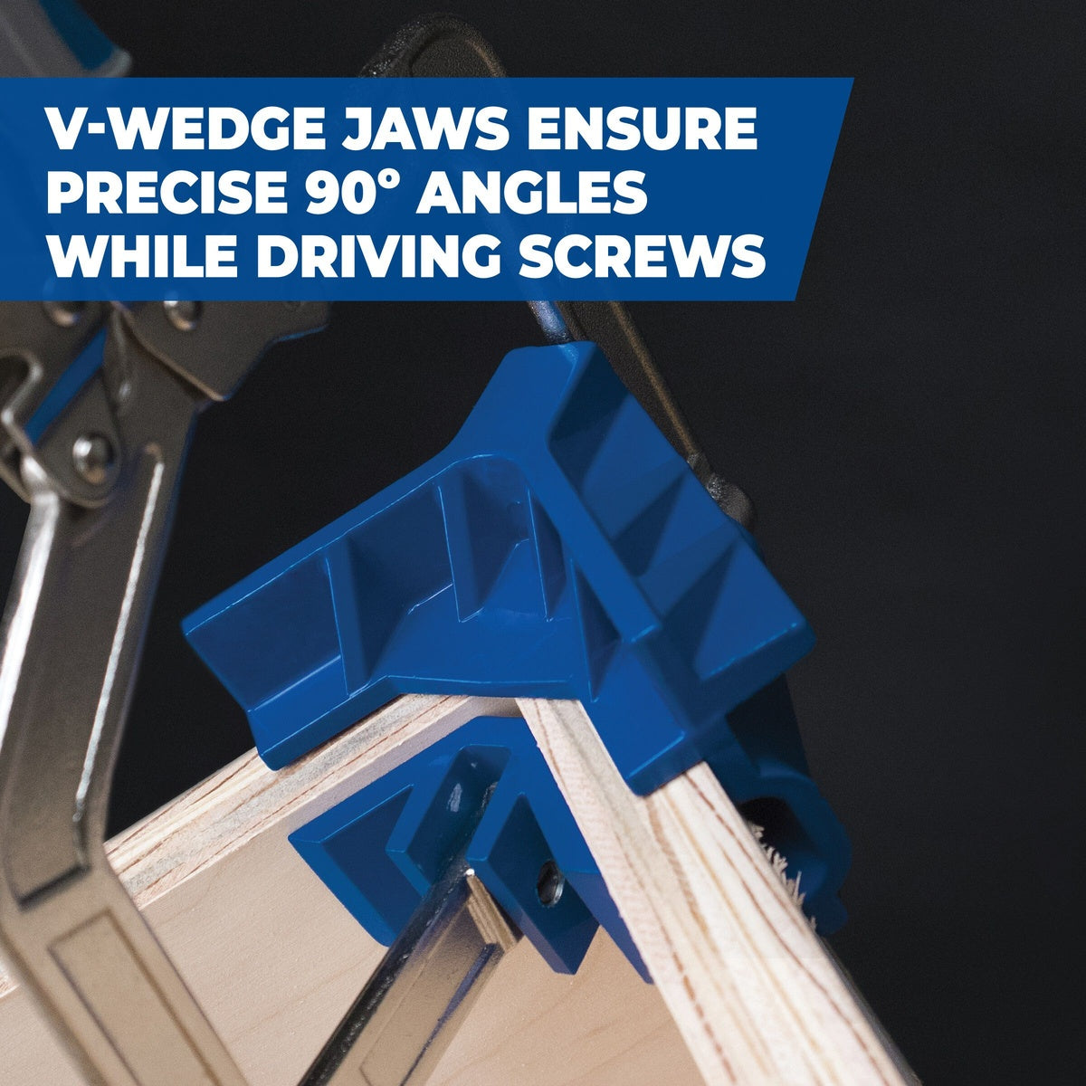 Kreg 90° Corner Clamp with Automaxx Auto-Adjust for 90° Corners and T-Joints (KHCCC)